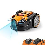 LawnMaster VBRM16 OcuMow™ Mähroboter für geeignet für bis zu 100 qm-Selbstfahrender Rasenmäher Roboter mit MX 24V 4.0Ah Lithium-Ionen Akku Ohne Kabel